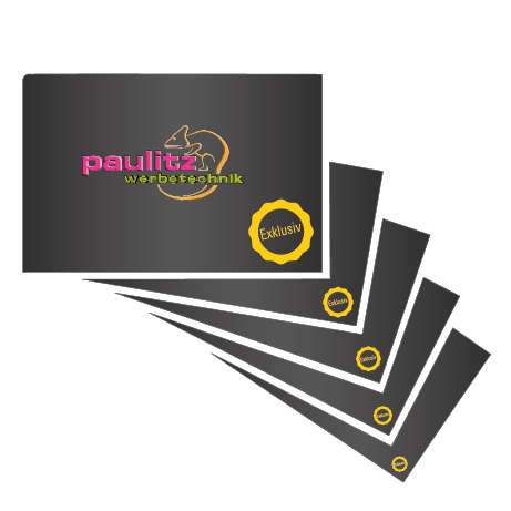 Visitenkarten | Chromeffekt | einseitig